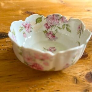 Rare Haviland Limoges (Schleiger 29?) Apple Blossoms Tea Waste Bowl